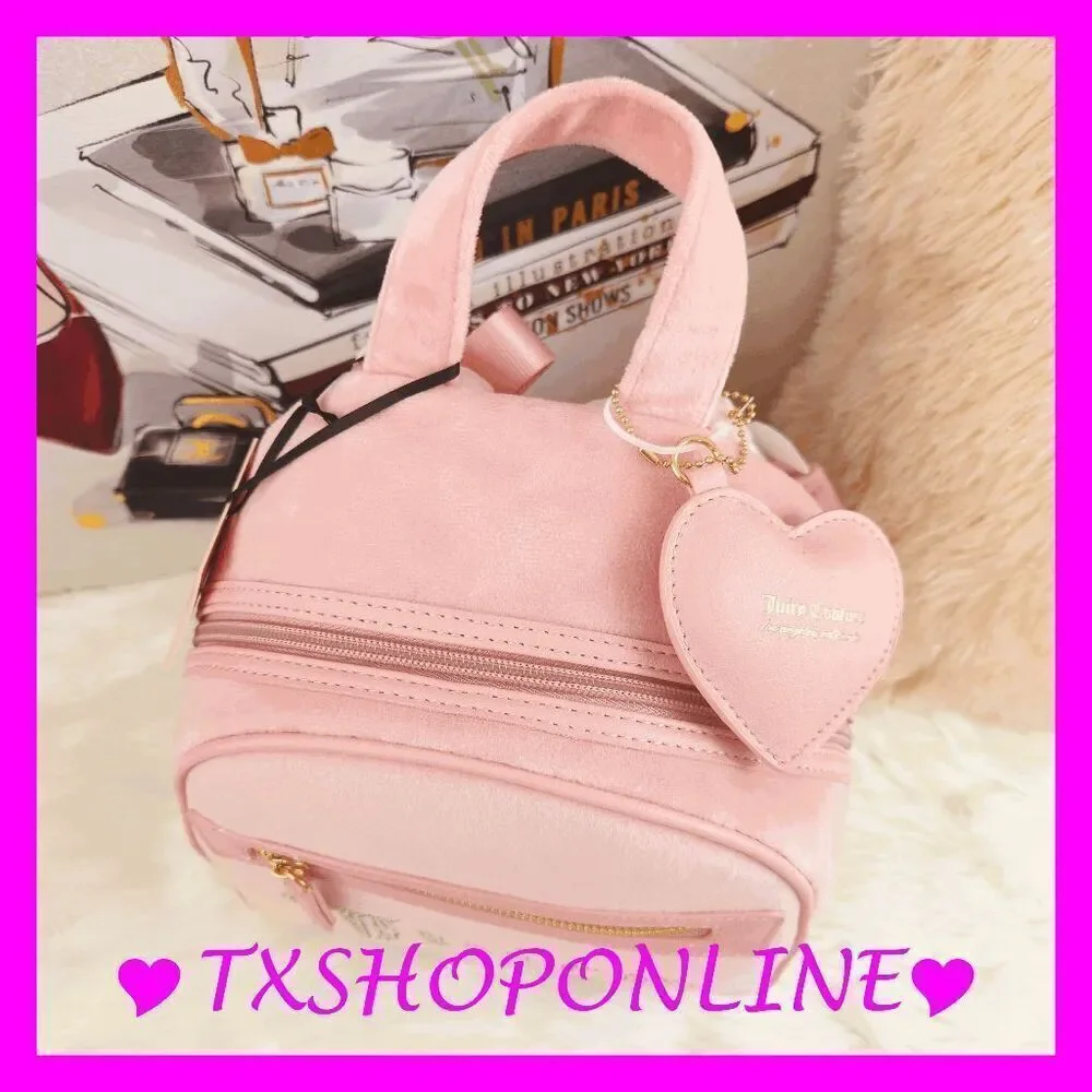 💗🌺{Juicy Couture} pink diamond big spender bling backpack🌺💗 NWT
